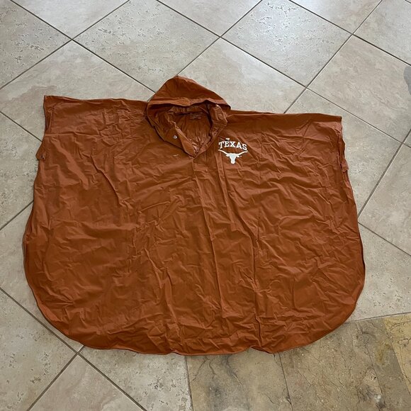 Storm Duds Texas Longhorns Heavy Weight Adult Adjustable Hood PVC Rain Poncho - Picture 2 of 6